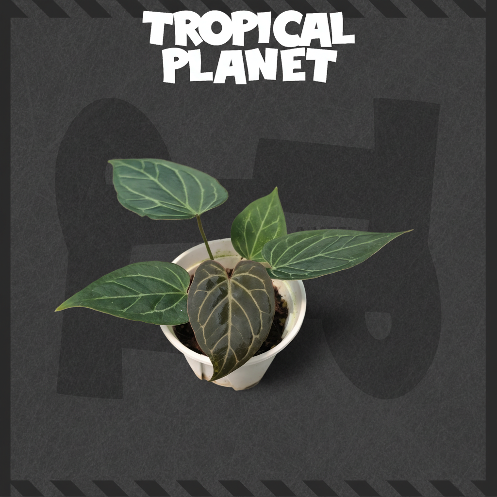 Anthurium白盆 Tropical Planet背景