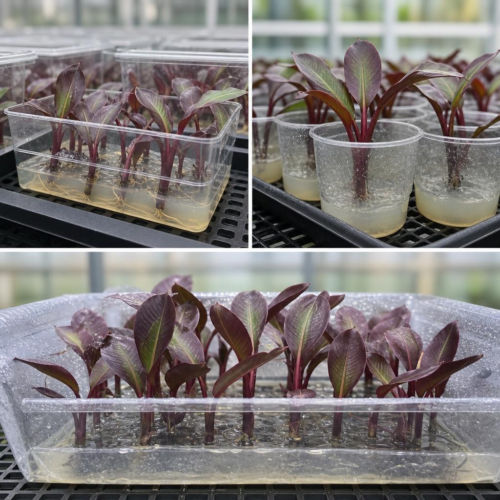 Ensete Maurelii - tissue culture seedling scene 1
