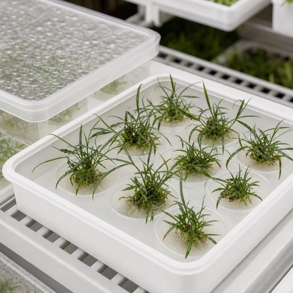 Philodendron polypodioides - tissue culture seedling scene 2