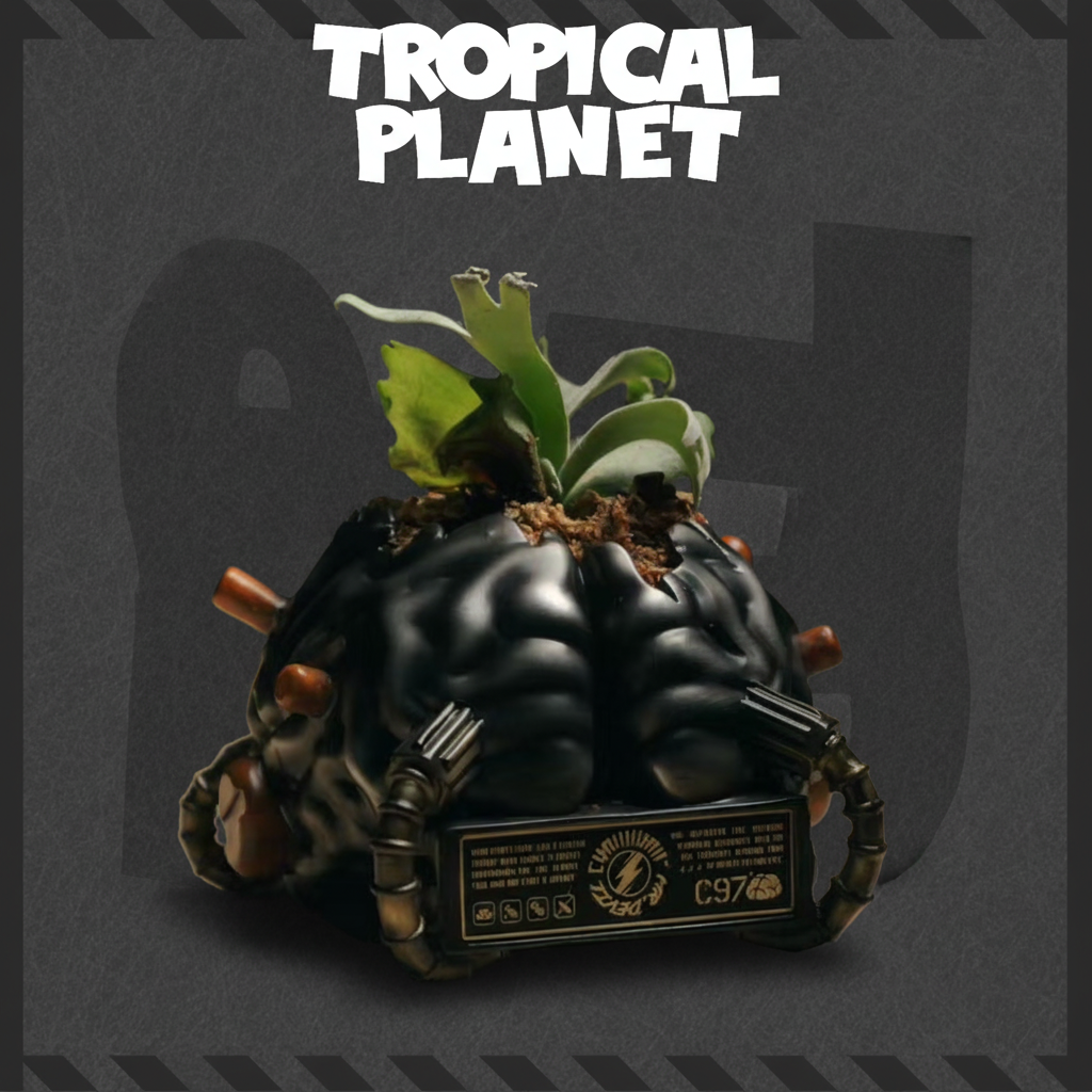 MR.DEVIL x C97 Brain Pot 2.0 — Designer Planter for Rare Tropicals