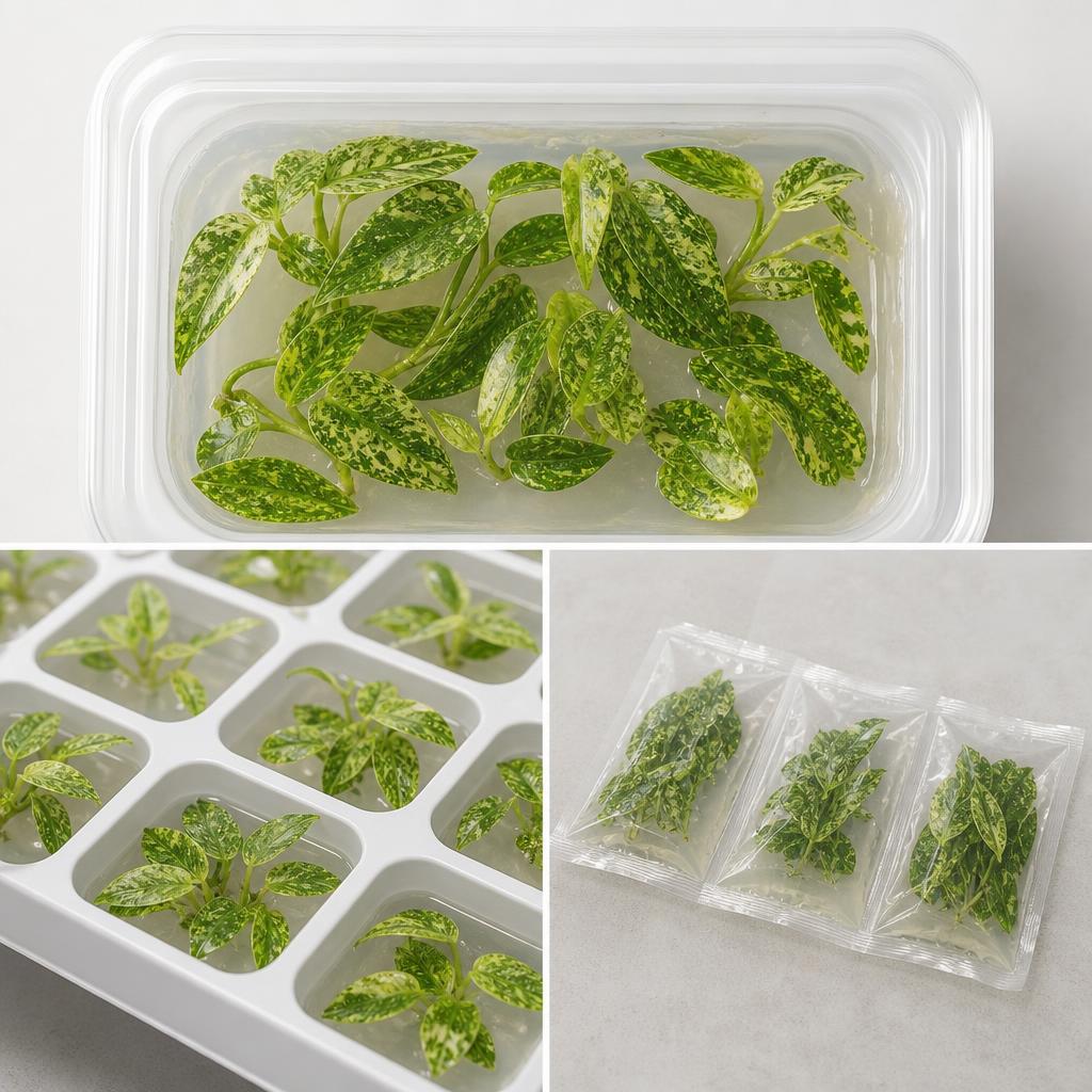 Philodendron 'Jose Buono' - tissue culture seedling scene 1