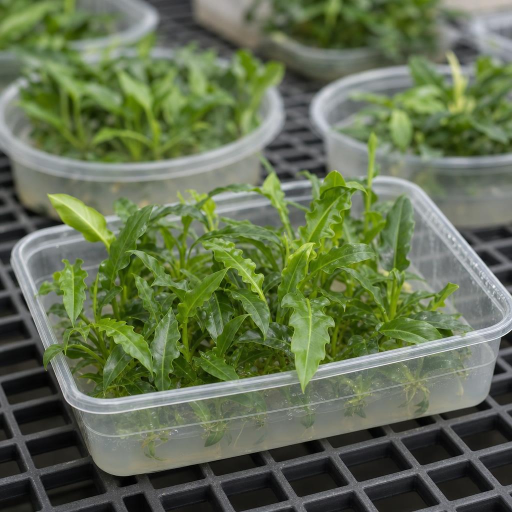 Philodendron lacerum - tissue culture seedling scene 1