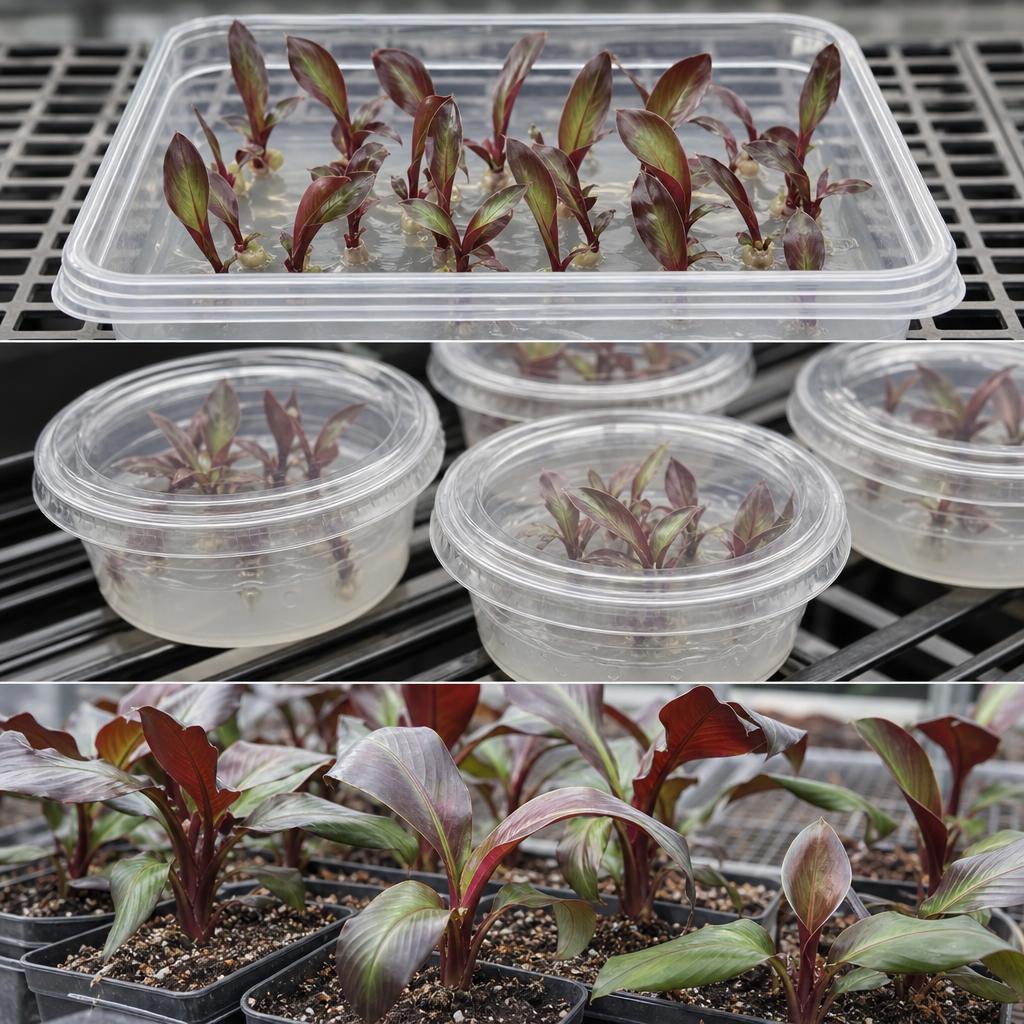 Ensete Maurelii - tissue culture seedling scene 3