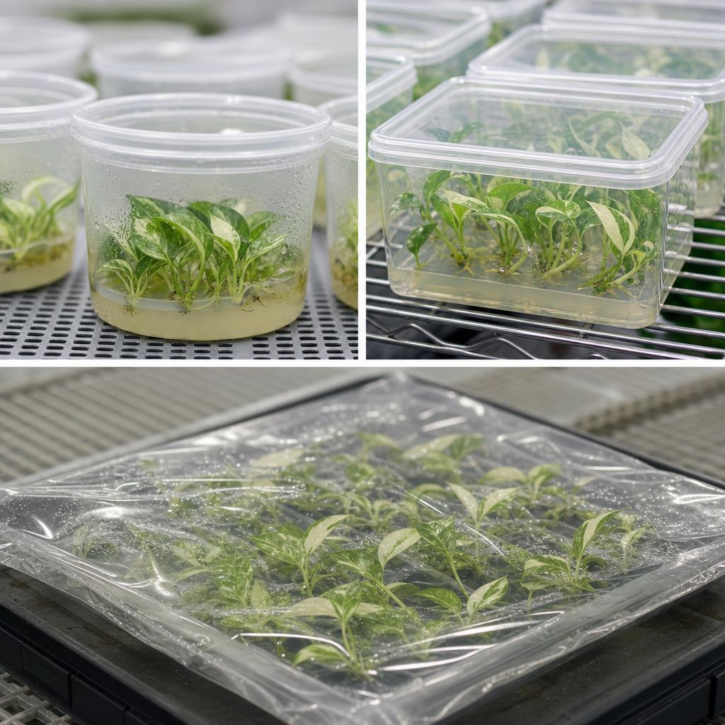 Epipremnum pinnatum - tissue culture seedling scene 3