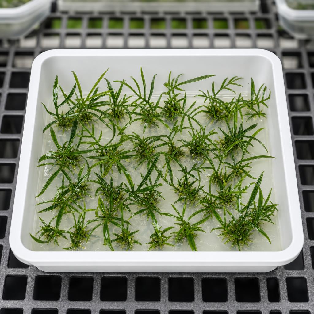 Philodendron polypodioides - tissue culture seedling scene 1
