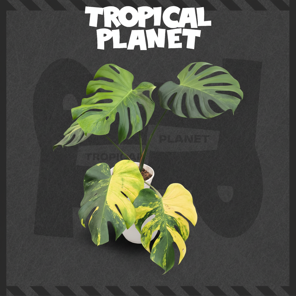 Monstera Tropical Planet背景