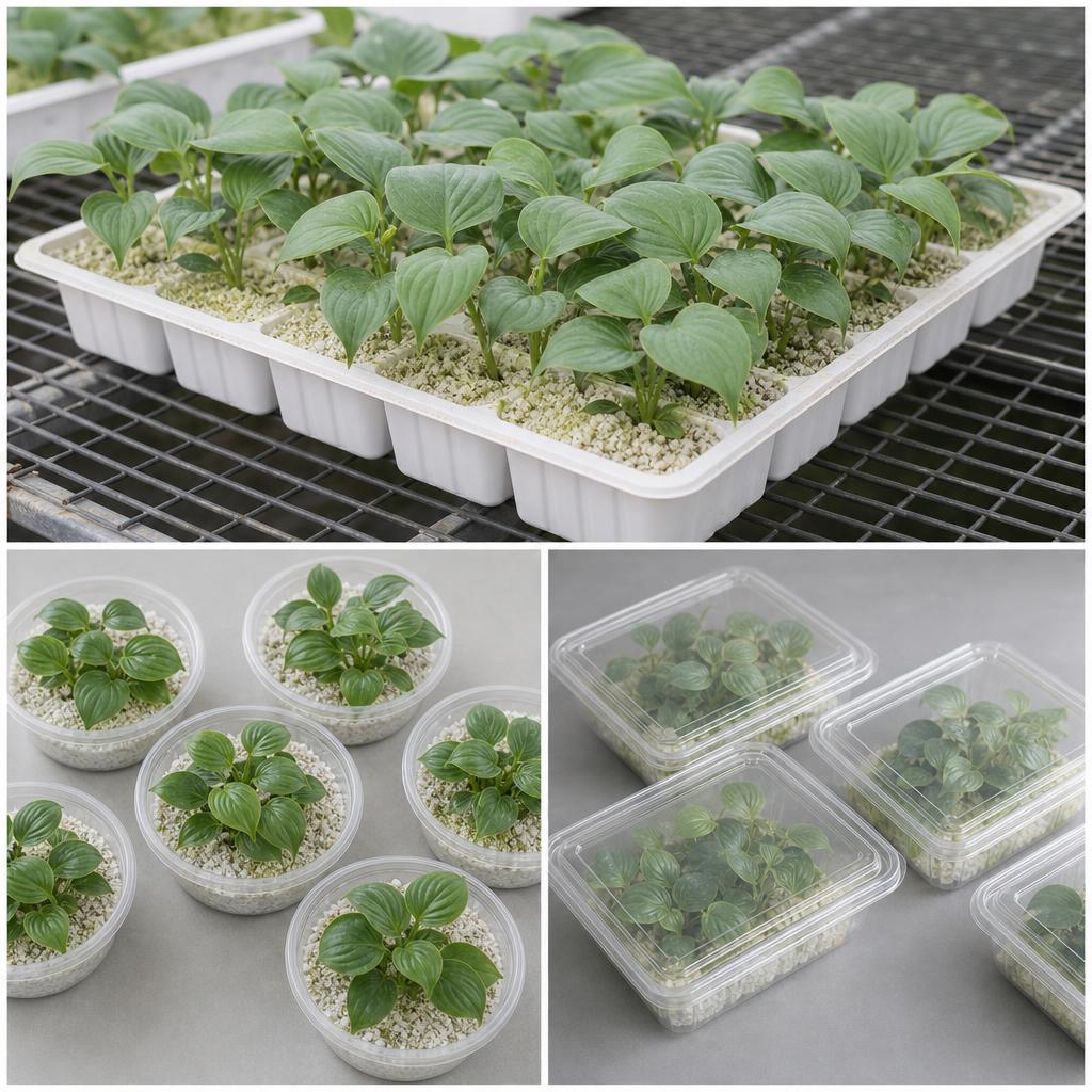 Philodendron fibraecataphyllum - tissue culture seedling scene 2