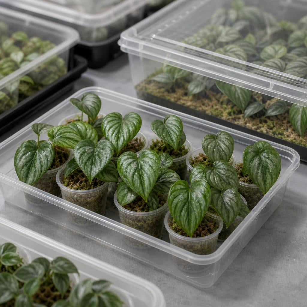Philodendron mamei - tissue culture seedling scene 3