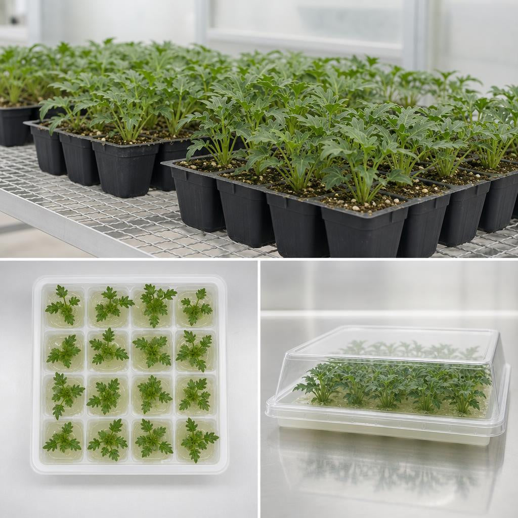 Philodendron 'Xanadu' - tissue culture seedling scene 1
